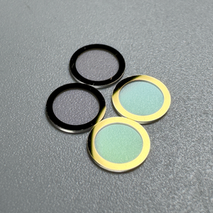 Janela Óptica de Safira Personalizável com Borda Dourada, Vidro Óptico K9 BK7, Material de Sílica Fundida, Safira Óptica OEM para Infravermelho - Product Image 6