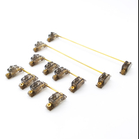 Tecsee Transparent Keyboard Stabilizers Plated Wire Keycap Stabilizers DIY Mechanical PCB Stabilizers