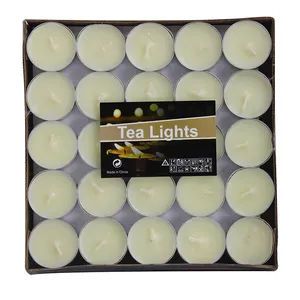 50 Pack 4hrs Best Price Shopping Paraffin Wax High Quality Beautiful Tea Light Candle