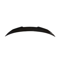 Aileron de coffre arrière aspect carbone noir brillant pour Infiniti Q50 2017-2021, accessoires de remplacement pour le style extérieur de la carrosserie automobile