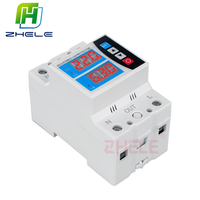 63A 80A 100A 230V 54mm Réglable Sur Sous Tension Protecteur Relais Protection, Protecteur De Tension Électrique Numérique