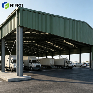 Entrepôt logistique préfabriqué à ossature métallique préfabriquée à haut débitement, à baie ouverte, pour centre de manutention rapide - Product Image 1