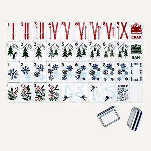 Jeu de Mahjong américain London Calling avec motifs <span class=keywords><strong>Bus</strong></span> de <span class=keywords><strong>Londres</strong></span> et Big Ben, tuiles <span class=keywords><strong>en</strong></span> acrylique - Product Image 2