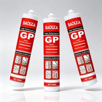 Mastic silicone acétique monocomposant BAOLKA GP RTV pour salle de bain, cuisine, fenêtre, anti-moisissure 300ml