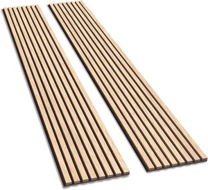 Panneau <span class=keywords><strong>mural</strong></span> <span class=keywords><strong>acoustique</strong></span> en bois pour hôtel, bureau, commerce, absorption du son, <span class=keywords><strong>revêtement</strong></span> <span class=keywords><strong>mural</strong></span> intérieur - Product Image 2