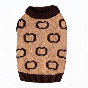 Pull en tricot doux et chaud pour animaux de compagnie, vêtements pour chiens GG <span class=keywords><strong>Jacquard</strong></span> pour petites races - Product Image 1