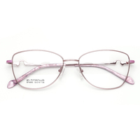 Nouveau cadre haut de gamme simple pour femmes, monture optique en verre titane, monture de lunettes originale, dernier modèle