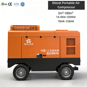 <span class=keywords><strong>Compresseur</strong></span> d'air à vis diesel haute pression 1500 CFM 25-30 Bar |   Conception compacte pour le forage de puits d'eau - Product Image 1