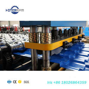 Hener 유약 타일 금속 시트 지붕 패널 타일 만들기 기계 지붕 시트 롤 성형 기계 품질 보증 - Product Image 2