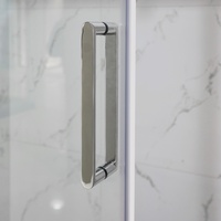 OEM Hôtel Appartement Salle de bain Porte coulissante Cabine de douche sans cadre Portes de douche à cloison vitrée Portes de douche