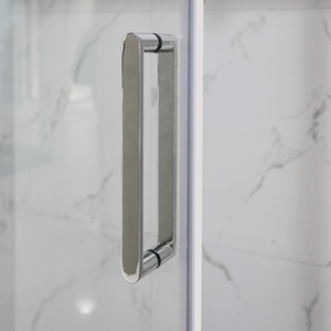 Oem Hotel apartamento baño puerta corredera sin marco ducha recinto caminar en vidrio partición ducha puertas - Product Image 5