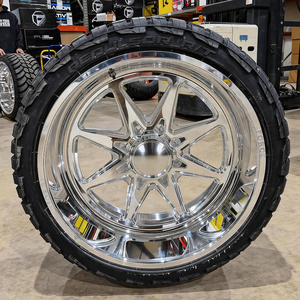 SHIN Forged Truck Wheels Deep Dish Polish Chrome <strong>Wide</strong> Wheel <strong>Rim</strong> for 20 GMC Ford 6x139.7 8x165.1 8x200 20 22 24 26 28 30 Inch - Product Image 1