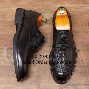 Nuove Idee 2025: Scarpe Oxford <span class=keywords><strong>Eleganti</strong></span> da Uomo in Pelle con Lacci <span class=keywords><strong>per</strong></span> Cerimonie e Business - Product Image 4