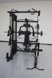 Meilleures ventes : Ensemble de gym fonctionnel à domicile avec rack à squats et machine Smith multifonction de bonne qualité - Product Image 5