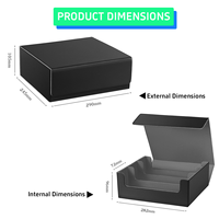 Boîte de rangement pour cartes TCG à 3 rangées, compatible avec les cartes Magic the Gathering, Commander et Yugioh, boîte de rangement pour plus de 1800 cartes