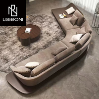 Nouveau canapé sectionnel moderne de style luxe italien léger ensemble de canapés au design simple meubles de salon canapé