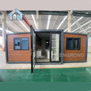 Maison de conteneur de vie modulaire en acier de 20 pieds <span class=keywords><strong>Kiosque</strong></span> pliant portable extensible et minimaliste pour une utilisation dans <span class=keywords><strong>la</strong></span> salle de bain d'appartement - Product Image 2