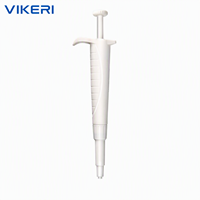 Pipette de laboratoire à volume fixe, mini-pipette 10ul 25ul 50ul 100ul, pipetteur monocanal, pipetteur de laboratoire précis VIKERI