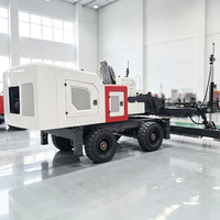 Machine de nivellement laser pour travaux de nivellement et de lisage des sols en béton des sous-sols immobiliers