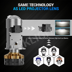 Super Canbus nuevo M4 Mini proyector biled H4 60000LM Led láser H4 con luz amarilla H1 H3 H19 HB4 H4 bombilla Led para Bmw F30 - Product Image 5