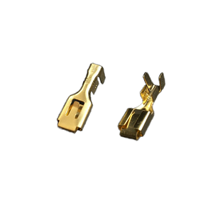 Baxin DJ621-B6.3A/B/C 真鍮色圧着式ケーブルコネクタ端子 - Product Image 3