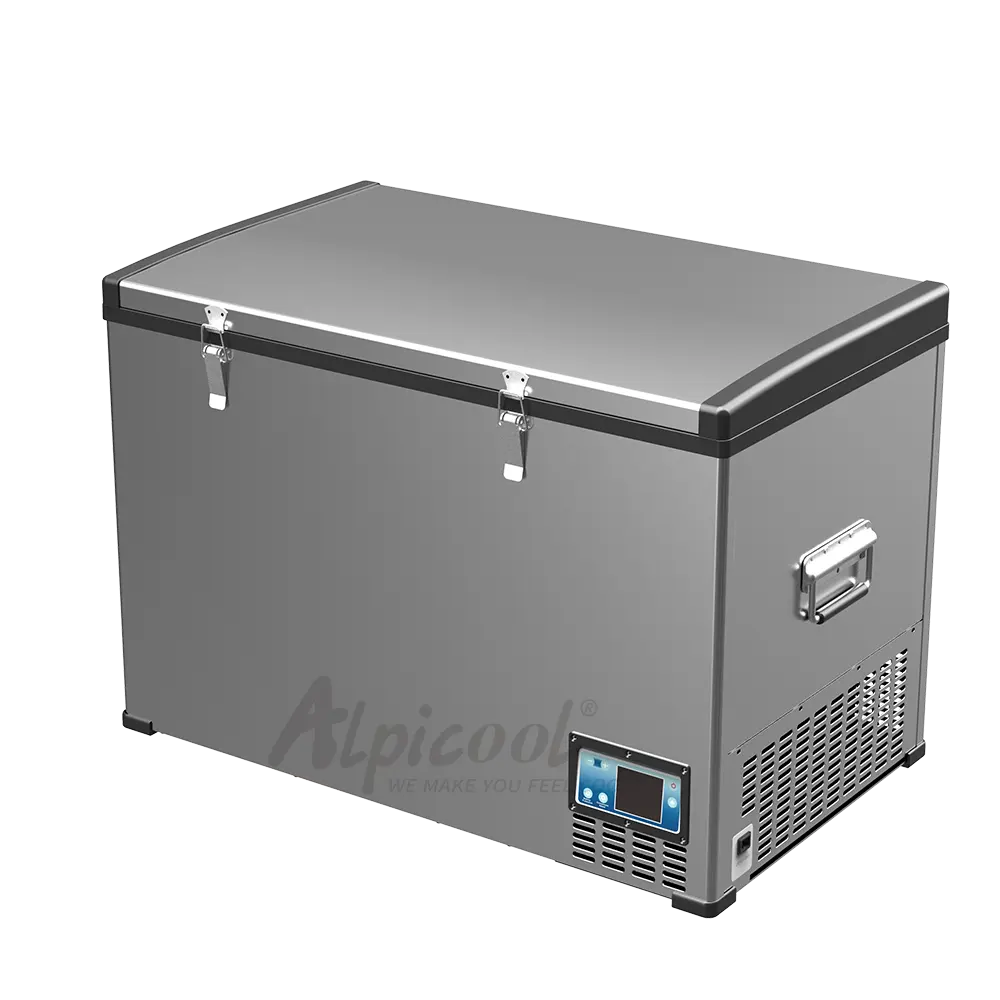 Alpicool bd135 darbeye dayanıklı kompresör dondurucu 135L araba buzdolabı buzdolabı 12/24v kamp araba çadırı ev çift kullanımlı