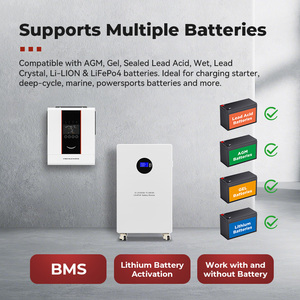 ระบบไฮบริดพร้อมเอาต์พุตเปิด/ปิดคู่ 5kW 24V พร้อมคุณสมบัติ MPPT IP21, คลื่นไซน์บริสุทธิ์, ระบบโซลาร์เซลล์ประสิทธิภาพสูง 94% - Product Image 3
