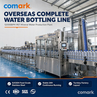 Ligne de production en série de machines de remplissage d'eau en bouteille en plastique 8000 bph pour usine