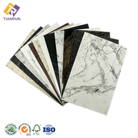 Plaque de stratifié haute pression HPL, motif marbre décoratif, stratifié anti-rayures, surface durable pour revêtements de sol et dessus de table