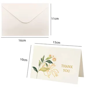 Bulk Blank Thank You Cards Floral Flower Greeting Cards for wedding cards