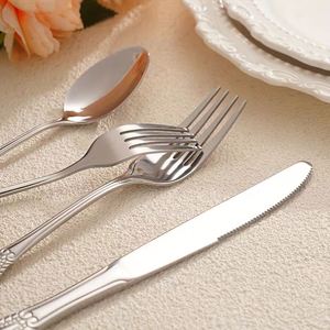 Modern Luxury Royal <b>Cutlery</b> <b>Set</b> for Restaurants Weddings Stainless Steel Knives Forks Spoons <b>Cutlery</b> <b>Set</b> - Product Image 2