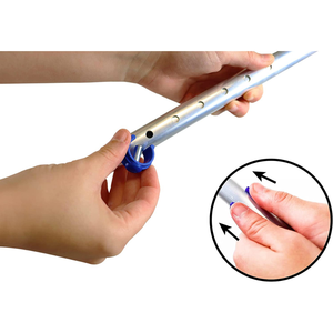 Stampelle per Avambraccio, Stampelle Regolabili in Alluminio per Adulti, Ortopediche Blu - PEPE Mobility P10002 - Product Image 5