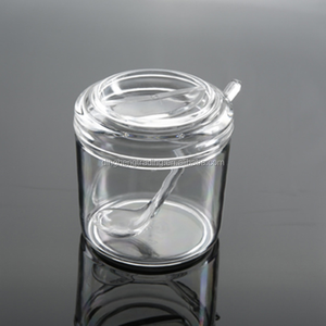 批发丙烯酸茶咖啡糖罐罐用勺子设置 - Product Image 4
