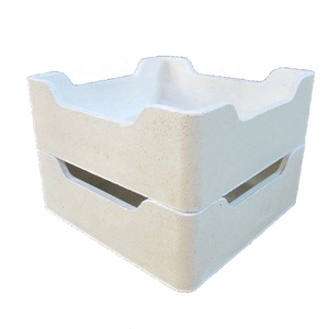 Meubles <span class=keywords><strong>de</strong></span> four en céramique électrique, corindon, mullite, plateau en forme <span class=keywords><strong>de</strong></span> bateau, saggar, résistance à haute température, taille personnalisée pour la céramique - Product Image 5