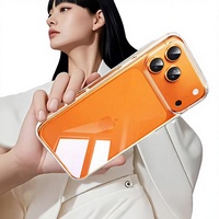 Coques de téléphone portable transparentes personnalisables, antichoc, en TPU souple, neuves, pour 17 Pro Max 16 15 14 sans support