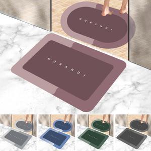Tapis de sol antidérapant en velours cristal, nouveau modèle 2025, séchage instantané, forte absorption d'eau, style moderne minimaliste pour salle de bain et cuisine - Product Image 6