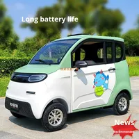 Nouvelle voiture électrique chinoise à quatre roues 2026, véhicule adapté aux personnes âgées, voiture de ville pour femmes, petite voiture à énergie nouvelle entièrement fermée