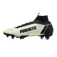 Chaussures de football personnalisées pour hommes Crampons de football en cuir pour l'intérieur et l'extérieur les plus populaires