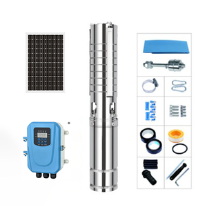 Bomba Solar Centrífuga QY 4JSC17-50-D110/1500, 2250W, 50m de Altura, 17m/H, DC 48V, 3 HP |   Acero Inoxidable |   Agua para Comunidades Rurales - Product Image 1