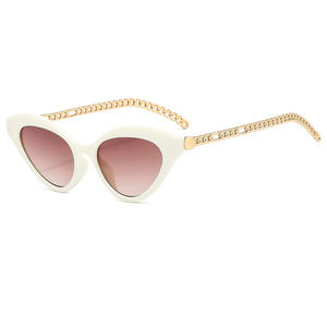 <span class=keywords><strong>Lunettes</strong></span> de soleil <span class=keywords><strong>tendance</strong></span>, monture Vintage style œil de chat, chaînette en métal, à la mode, <span class=keywords><strong>2022</strong></span> - Product Image 3