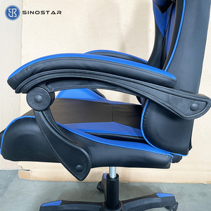 Swivel Leather Executive Gaming <strong>Chair</strong> 360 Degree Swivel High <strong>Back</strong> <strong>Support</strong> Ergonomic Design Adjustable Height Reclining - Product Image 6