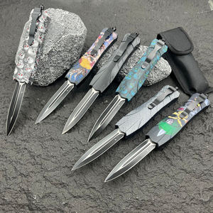 Navaja Plegable con Botón de Apertura, Personalizable OEM, Multifuncional, Alta Dureza, Autodefensa, Portátil, Herramienta para el Hogar y Exteriores - Product Image 1