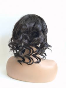 Peluca Corta para <span class=keywords><strong>Hombre</strong></span> de <span class=keywords><strong>Cabello</strong></span> Humano Virgen Natural con Base de Encaje Completo de Alta Calidad, Parte Superior de Seda y Base de Piel de PU - Product Image 3