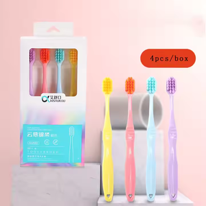 Recién llegado, cabezal de <span class=keywords><strong>cepillo</strong></span> largo, <span class=keywords><strong>cepillo</strong></span> de dientes de cerdas suaves de plástico para adultos, <span class=keywords><strong>cepillo</strong></span> de dientes de cerdas suaves, <span class=keywords><strong>cepillo</strong></span> de dientes <span class=keywords><strong>5460</strong></span> - Product Image 1