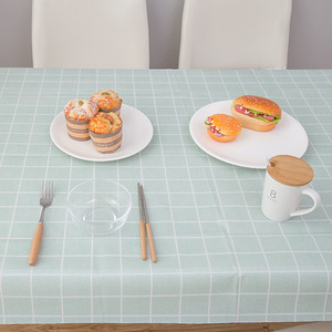 PEVA <b>tablecloth</b>, oil-proof placemat, trendy checkered Nordic checkered <b>tablecloth</b>, waterproof and washable. - Product Image 4