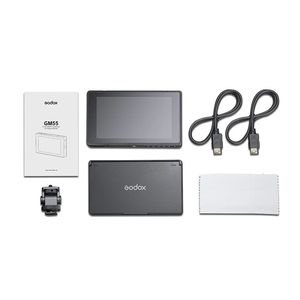 Moniteur d'appareil photo Godox <span class=keywords><strong>GM55</strong></span> 5,5 pouces avec écran tactile 4K, moniteur vidéo haute luminosité pour appareil photo 1920*1080 - Product Image 6