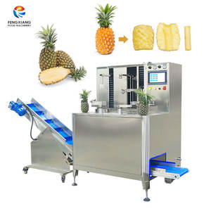 Ananas Soyma, Öz Çıkarma, Baş ve Kuyruk Kesme, Ayırma Makinesi, Konveyörlü Otomatik Ananas Soyma Makinesi - Product Image 1