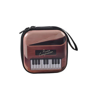 Porte-monnaie et porte-clés en tôle ultra-légère avec fermeture éclair, motif dessin animé vintage créatif - Product Image 5