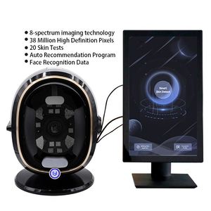 เครื่องวิเคราะห์ผิว AI หน้าจอสัมผัส 13.3 นิ้ว เครื่องสแกนใบหน้า 3 มิติ อุปกรณ์วิเคราะห์ผิวหลายสเปกตรัม สำหรับร้านเสริมสวย บริการ OEM - Product Image 1