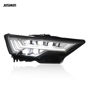 Jushun ชุดไฟหน้า LED C8 A6 Audi 12000 LM 12V แบบเมทริกซ์ความสว่างสูง - Product Image 3